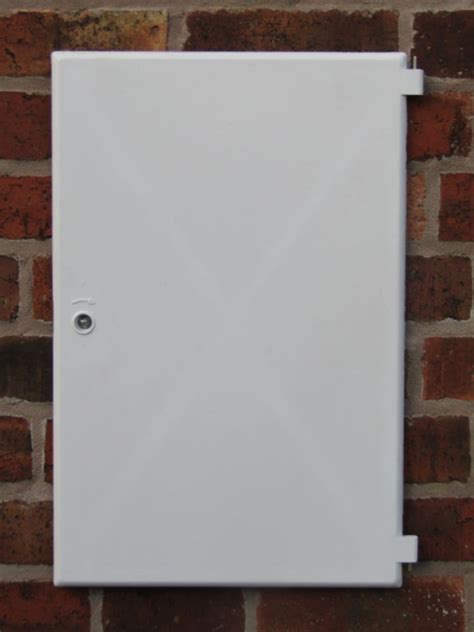 replacement electric box door|outside electric meter box door.